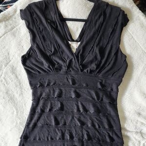 Elegant Black Sleeveless Top